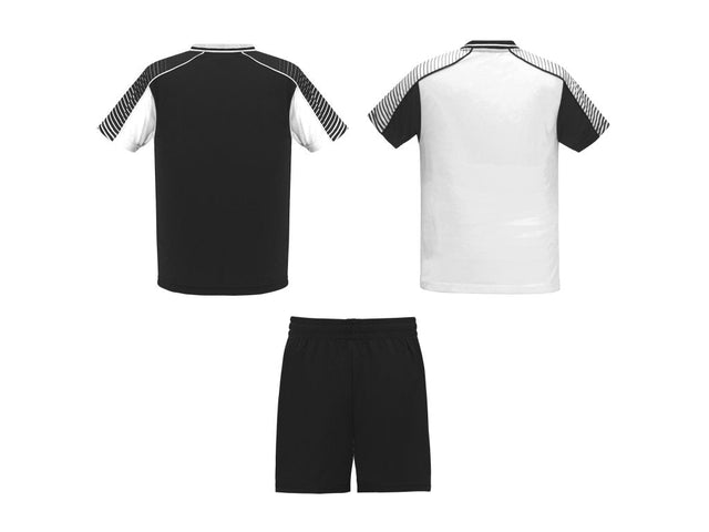 Dres set 2+1 černá - bílá