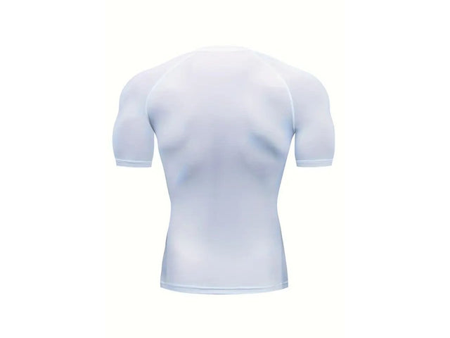 Krátké kompresní tričko TT bílé